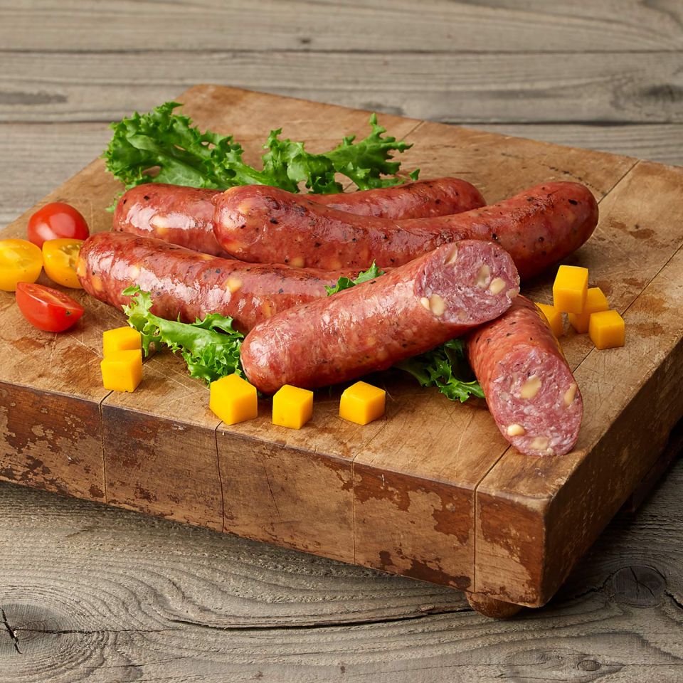 Cheddar smoked sausage best sale